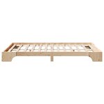 vidaXL Cadre de lit Pin massif 140 x 190 cm Bois massif en pin