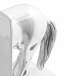 vidaXL Serre-livres 2 Pièces Argent 11 x 14 x 25 cm Aluminium