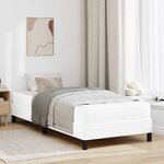 vidaXL Lit Blanc pur 80 x 200 cm Faux cuir