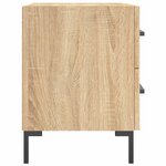 vidaXL Table de chevet chêne sonoma 40x35x47 5 cm bois d’ingénierie