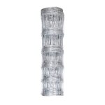 vidaXL Clôture de jardin Acier galvanisé 50x1 5 m Argenté