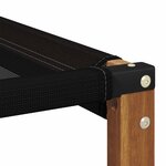 vidaXL 3 Pièce Sofa de milieu extérieur Bois d'Acacia Massif Naturel