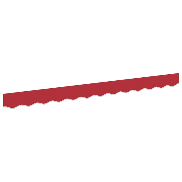 vidaXL Vélum pour cadre de 2 5 m Rouge 2 3x0 2 m
