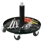 Draper Tools Siège de travail réglable Noir