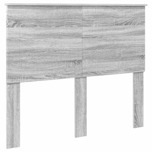 vidaXL Tête de lit Gris Sonoma 135 cm Bois d'ingénierie
