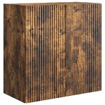 vidaXL Armoire Murale 59 x 31 x 60 cm Bois d'ingénierie Chêne fumé