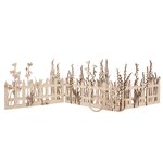 Clôture en bois à décorer 51 x 15 cm