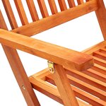 vidaXL Ensemble à manger d'extérieur pliable 7 Pièces Bois d'eucalyptus