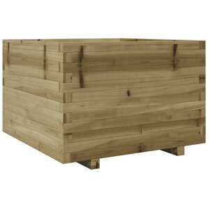 vidaXL Jardinière 70x70x49 5 cm bois de pin imprégné