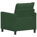 vidaXL Canapé Vert Jungle 76 x 81 x 87 5 cm Tissu