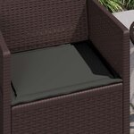 vidaXL Coussins de siège et de dos Polyester