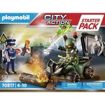 Playmobil - 70817 - starter pack policier et démineur