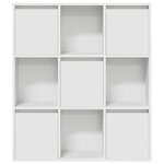 vidaXL Bibliothèque blanc 89x24x101 5 cm bois d'ingénierie