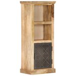 vidaXL Buffet avec porte 45x32x110 cm Bois de manguier solide
