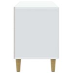 vidaXL Meuble TV Blanc 99 x 34 5 x 50 cm Bois d'ingénierie