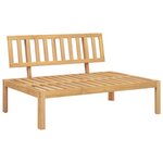 vidaXL Salon palette de jardin 5 Pièces bois d'acacia massif