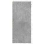 vidaXL Buffet gris béton 45x42 5x93 cm bois d'ingénierie