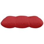 vidaXL Coussins de siège 4 Pièces Rouge 40 x 40 x 12 cm tissu