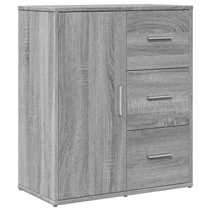vidaXL Buffet sonoma gris 60x31x70 cm bois d'ingénierie