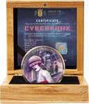 Pièce de monnaie en Argent 15 Dollars g 200 Millésime 2024 The Punk Universe BU CYBERPUNK