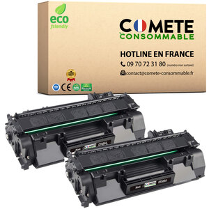 85A - 2 toners compatibles HP 85A CE285A Noir - Entreprise française