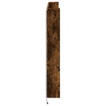 vidaXL Cabinet de Tête de Lit avec LED Chêne Fumé Bois d'ingénierie