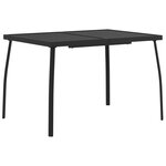 vidaXL Ensemble de meubles d'extérieur 5 Pièces Anthracite Fer et Acier