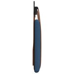 vidaXL Tête de lit suspendue Bleu PU antique