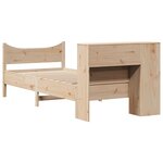 vidaXL Cadre de lit sans matelas 90x190 cm bois de pin massif
