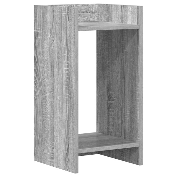 vidaXL Support de Plante Sonoma gris 30 x 30 x 60 cm Bois d'ingénierie