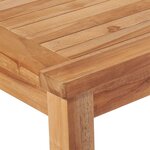 vidaXL Ensemble à manger de jardin 4 Pièces Bois de teck massif