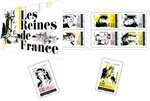 Carnet de 12 timbres - Reines de France - Lettre verte