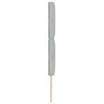 vidaXL Tête de lit à boutons en cristal capitonnée gris clair 180 cm velours