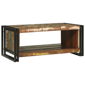 vidaXL Table Basse 90x50x38 cm Bois Recyclé Solide