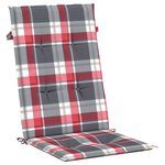 vidaXL Coussins de chaise de jardin à dossier haut lot de 6 120x50x3cm