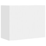 vidaXL Armoire murale blanc 75x35x60 cm bois d'ingénierie