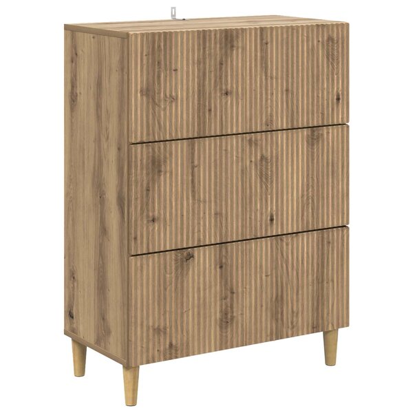 vidaXL Armoire à tiroirs Chêne artisanal 66 x 34 5 x 90 cm