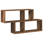 vidaXL Étagère murale Bois Ancien 100x20x53 cm Bois Aggloméré
