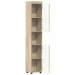 vidaXL Ensemble d'armoire de salle de bain TULUM Chêne Sonoma