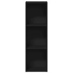 vidaXL Bibliothèque/Meuble TV noir 36x30x114 cm bois d'ingénierie