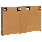 vidaXL Ensemble de Meubles de Salle de Bain 3 Pièces 120 x 14 5 x 70 cm