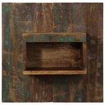 vidaXL Table de chevet multicolore 50x27x50 cm bois de récupération