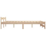 vidaXL Cadre de lit sans matelas bois massif de pin 160x200 cm