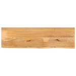 vidaXL Dessus de table à bord vivant 120x20x3 8cm bois massif manguier