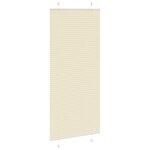vidaXL Store plissé crème 85x200 cm largeur du tissu 84 4 cm polyester
