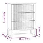 vidaXL Buffet 60x30x75 cm bois d'ingénierie