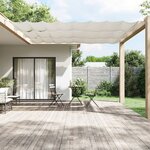 vidaXL Auvent vertical Blanc 60x360 cm Tissu oxford