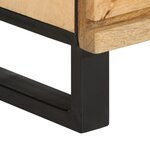 vidaXL Buffets 2 Pièces 60x34x75 cm bois de manguier massif brut