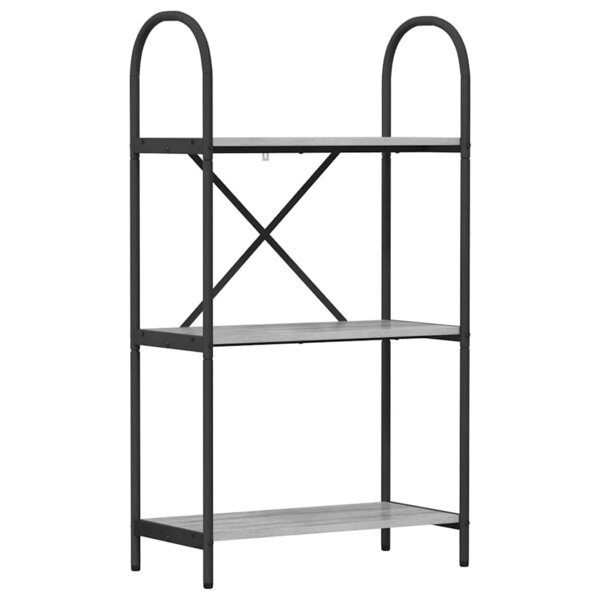 vidaXL Étagère Sonoma gris 60 x 30 x 109 cm Bois d'ingénierie