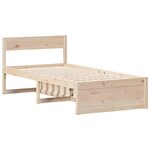 vidaXL Cadre de lit sans matelas 100x200 cm bois massif de pin